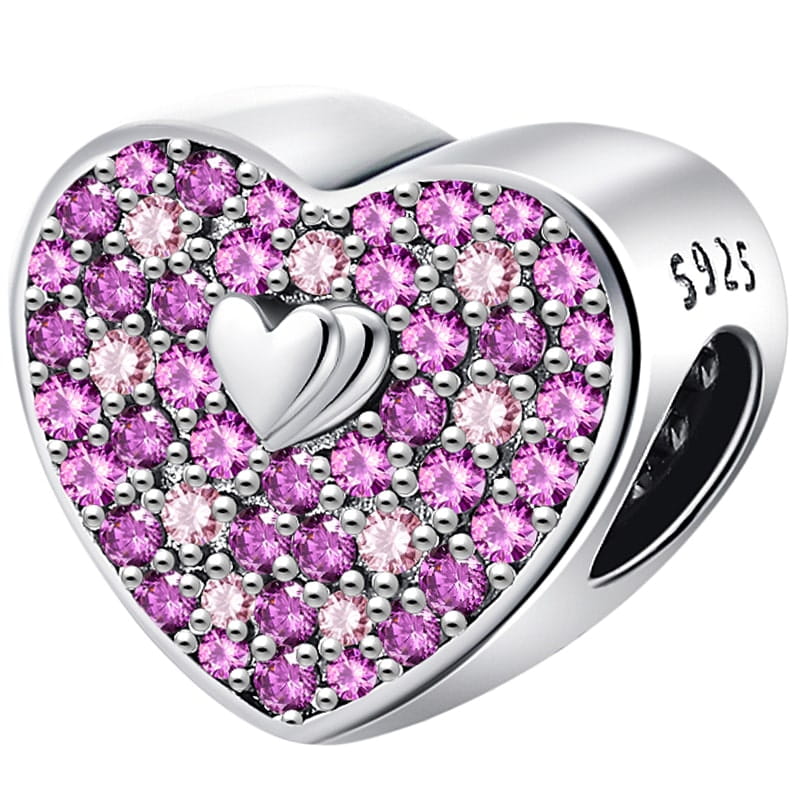 Charms - Serce Pave